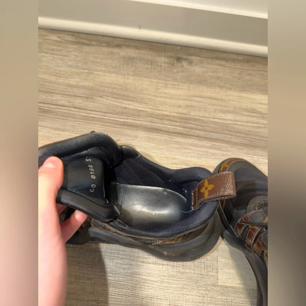 Louis Vuitton, black and brown archlight sneaker - Picture 10 of 12
